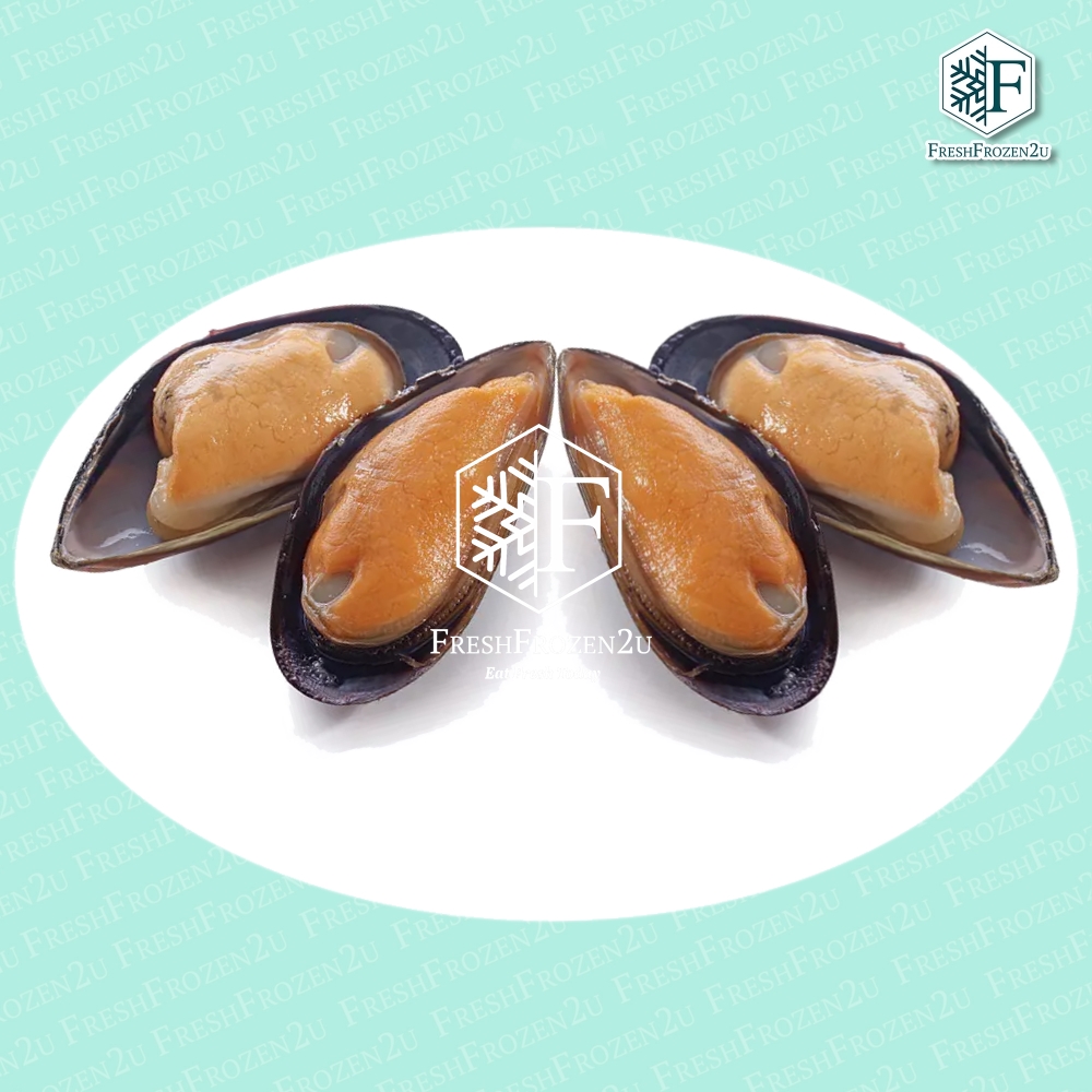 Black Mussel L (Half Shell) (500 g)