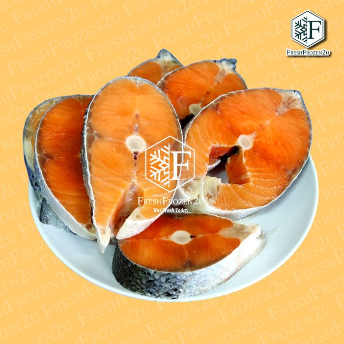 [Promo]Atlantic Salmon Fish Steak 三文鱼排 (1.3kg+-)