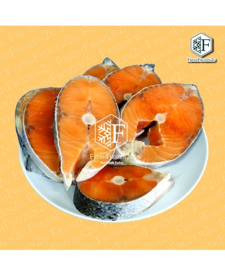 [Promo]Atlantic Salmon Fish Steak 三文鱼排 (1.3kg+-)