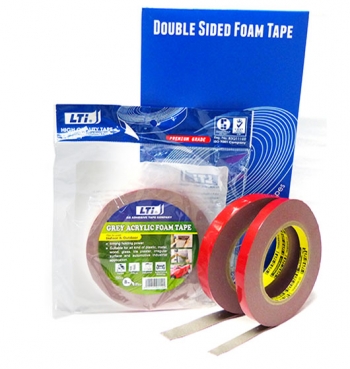 DA120 - Double Sided Acrylic  Foam Tape (Grey)