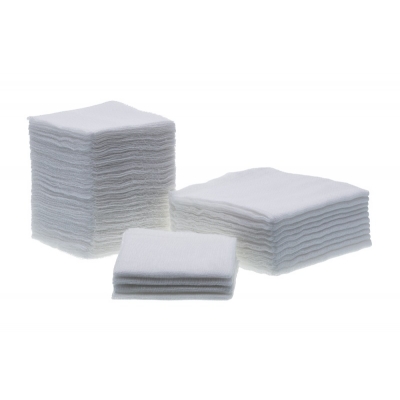 Pre-Cut Gauze (Double Layered) : 7.5 x 7.5 - 32ply