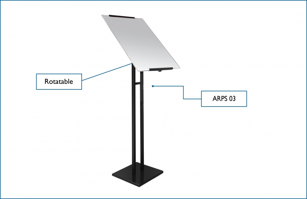 Adjustable Rotating Poster Stand