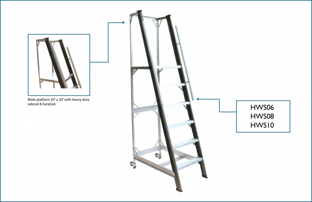 Shuter Man Aluminium Warehouse Step Ladder