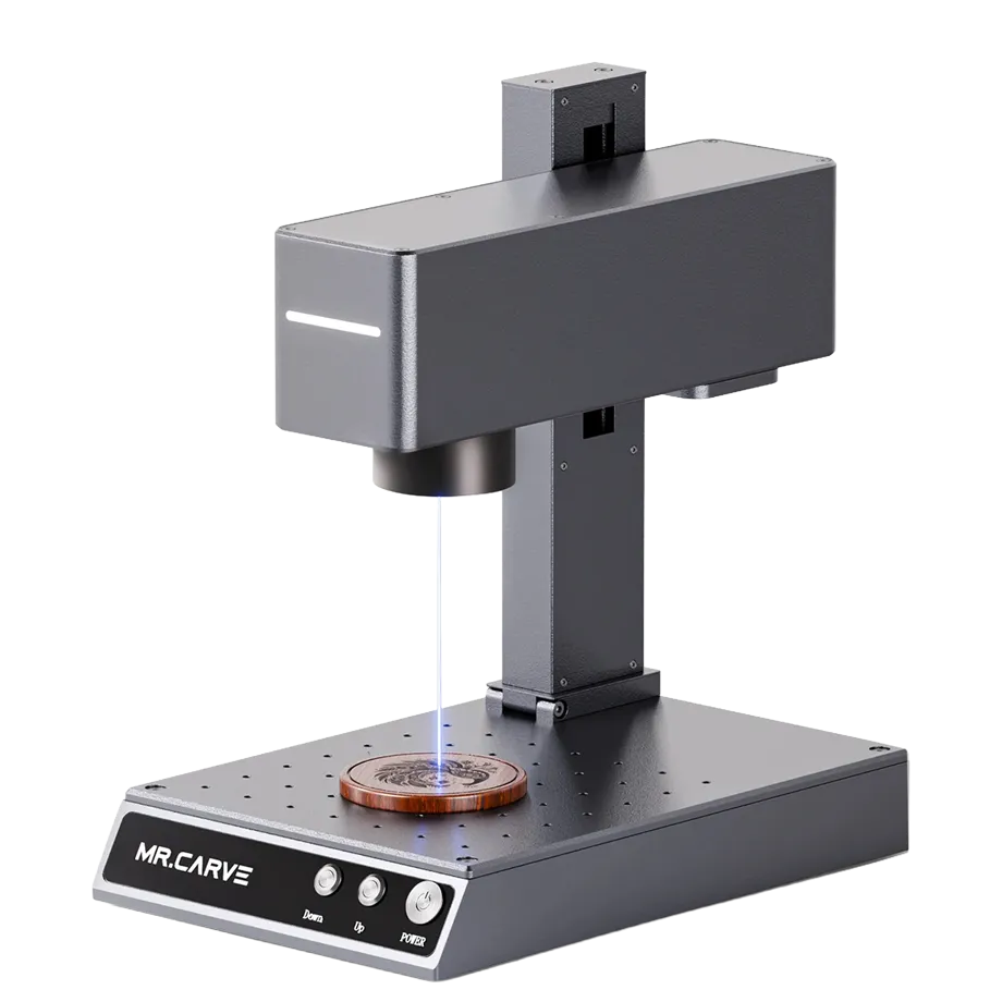 Mr Carve M4 – Dual-Laser Fiber Marking Machine for Metal & Wood