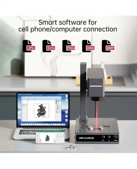 Mr Carve M4 – Dual-Laser Fiber Marking Machine for Metal & Wood 2