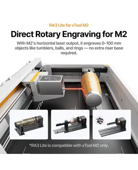 xTool RA3 MagSwap Rotary for P3 / F Series 16