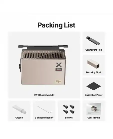xTool 5W IR Laser Module for P3 5