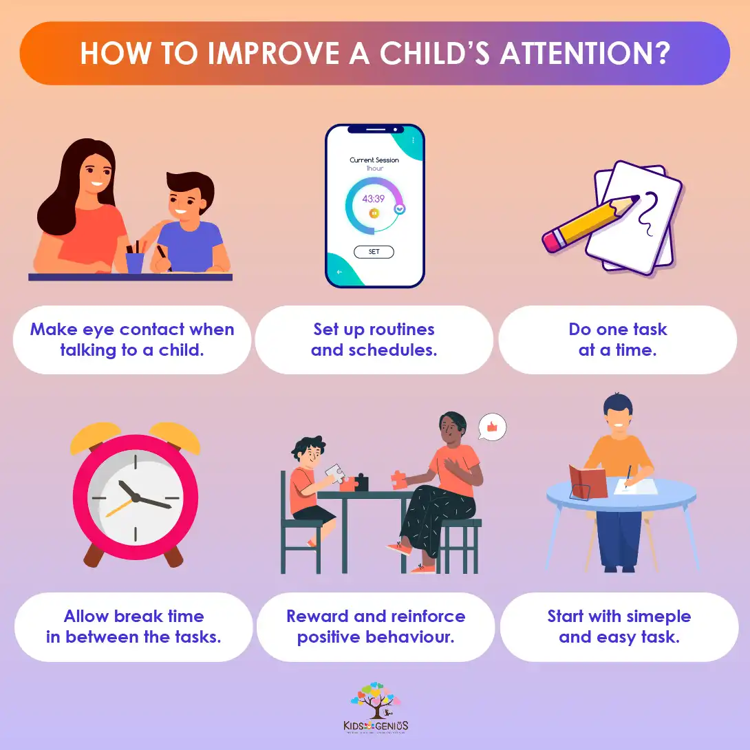 How to improve the child’s attention?