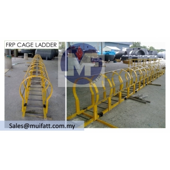 CAGE LADDER FIBERGLASS