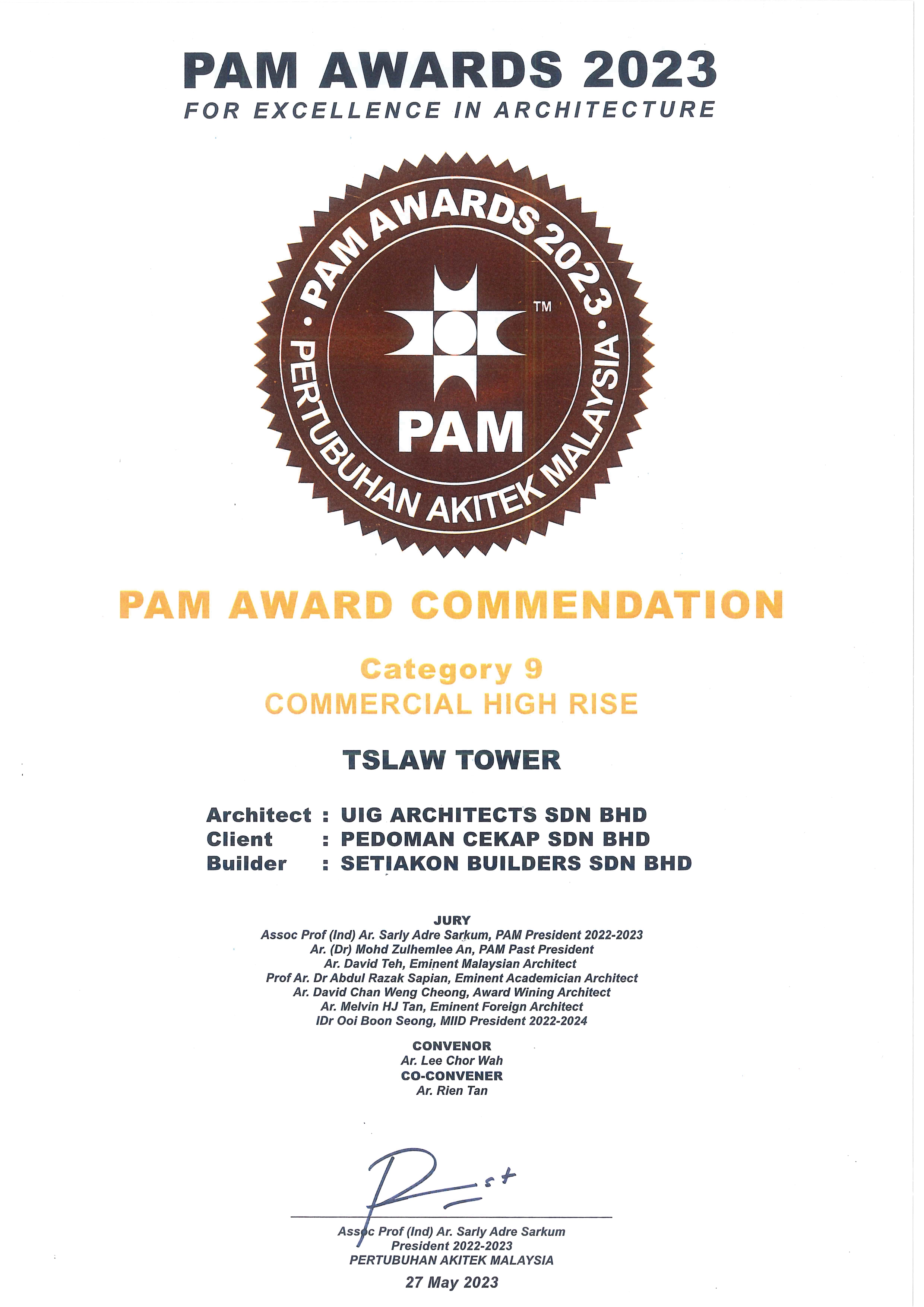PAM Awards 2023