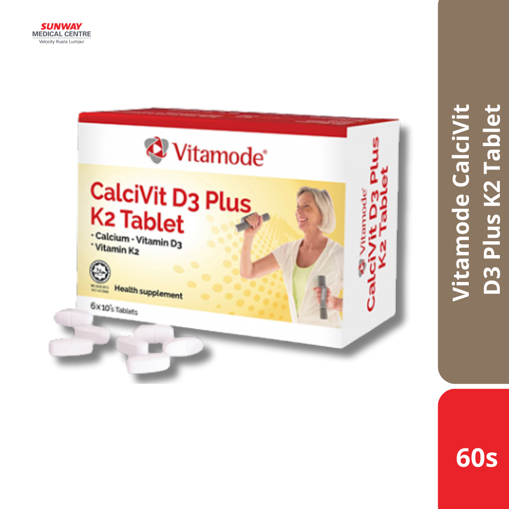 Vitamode CalciVit D3 Plus K2 Tablet 60s
