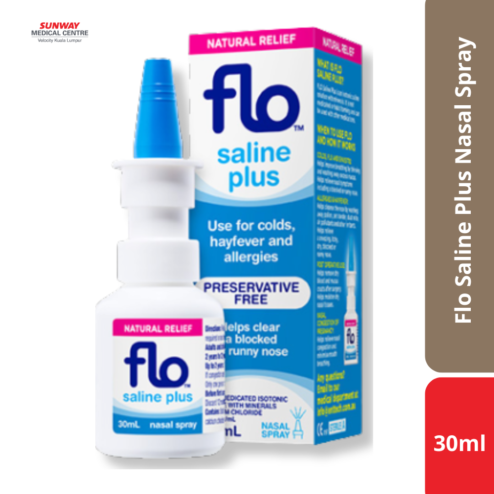 Flo Saline Plus Nasal Spray 30ml