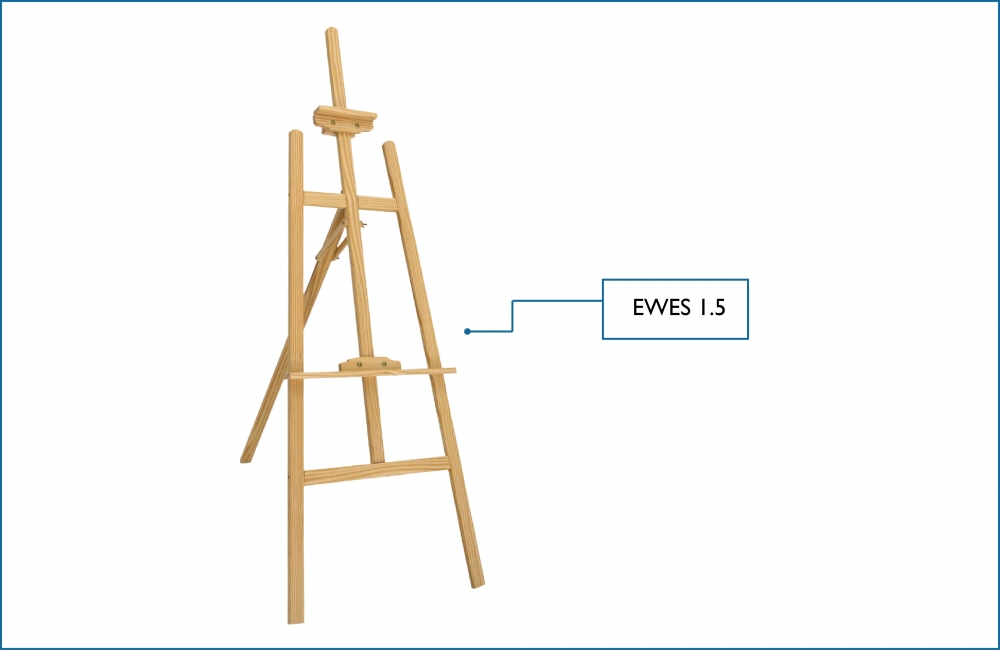 1.5M Pine Woof Easel Stand